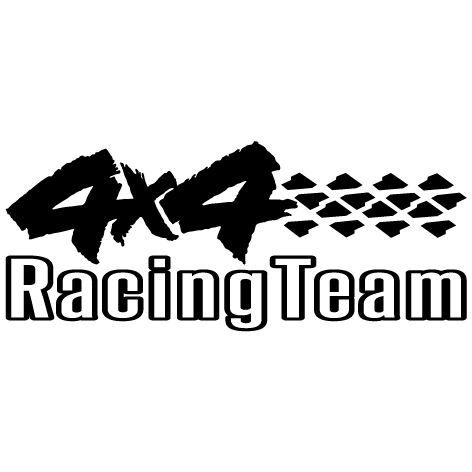 Sticker 4x4 team racing